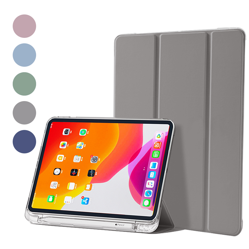 모란카노 아이패드 프로 5세대 12.9 애플펜슬 수납 반투명 케이스 핑크샌드 - 상세 이미지 5