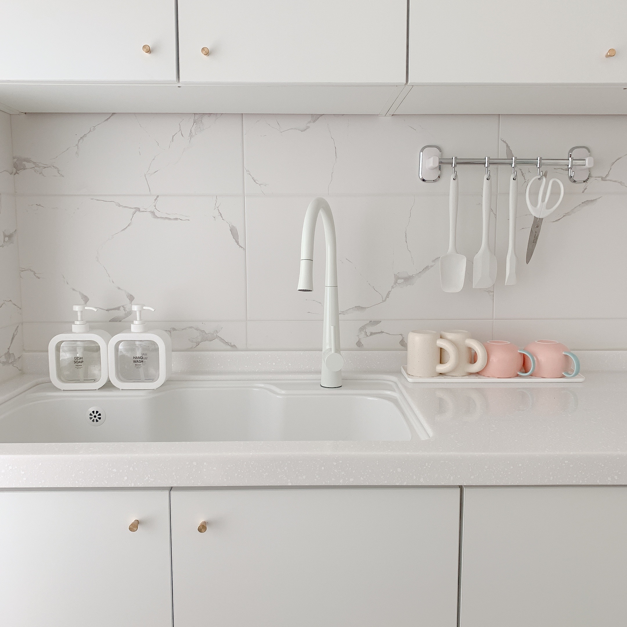 물빠짐 컵주방 트레이 (소) 식기건조대 살림공간