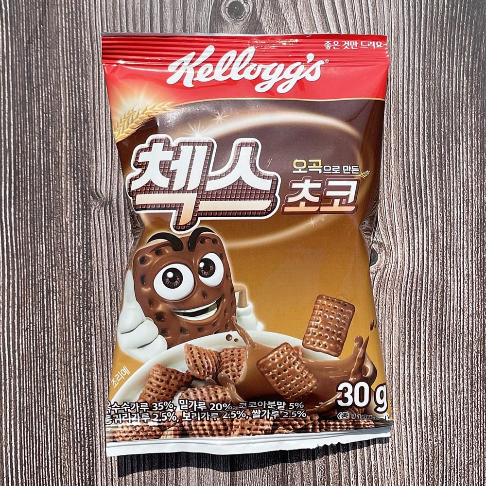 켈로그 오곡으로 만든 첵스초코 시리얼 30g x 20개 간편한 아이간식 - 상품 이미지