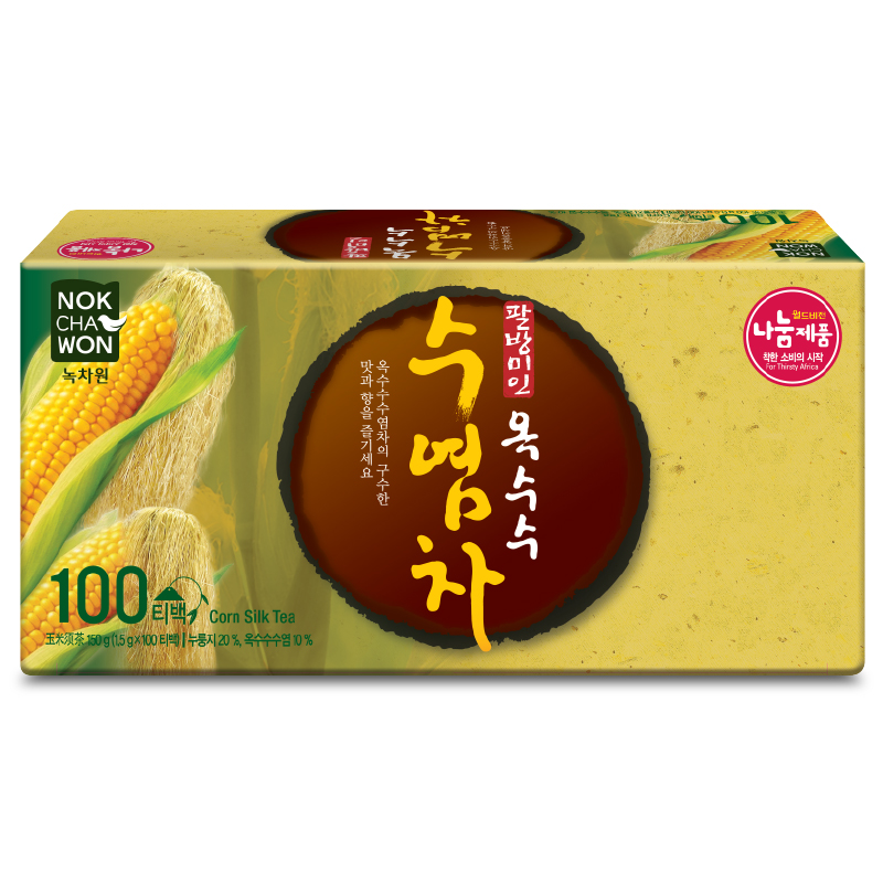 [녹차원] 옥수수수염차 100티백 1BOX(12개입) - 상품 이미지