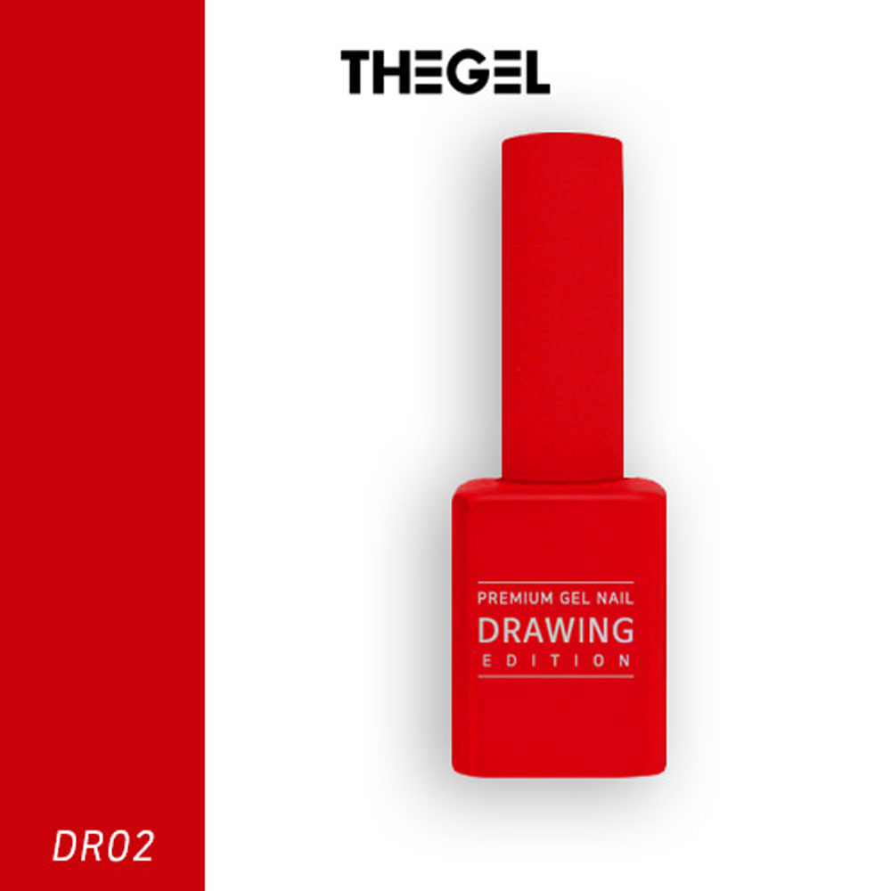 THE GEL 더젤 드로잉 국시 젤 레드 DR02 - 상품 이미지