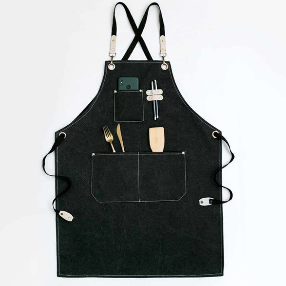 송강 앞치마 카페 바리스타 어린이집 주방 미용실 공방 미술