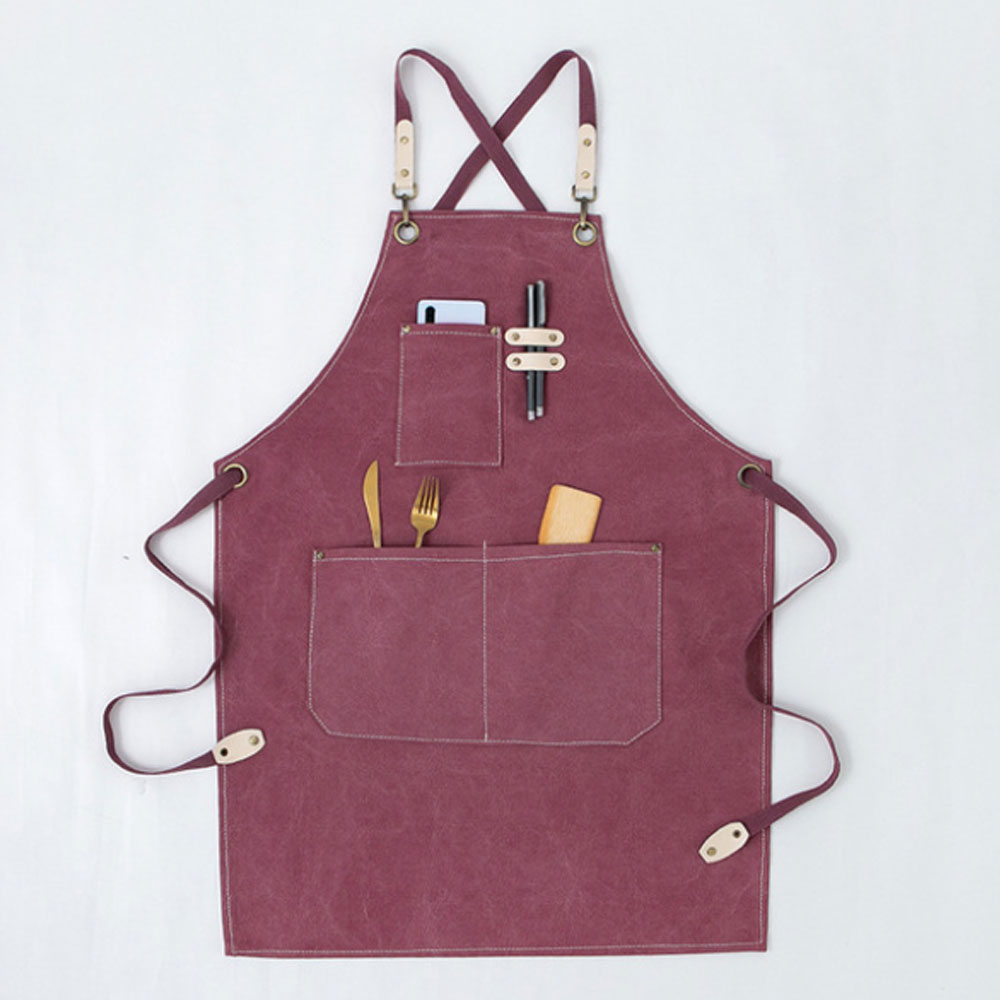 송강 앞치마 카페 바리스타 어린이집 주방 미용실 공방 미술