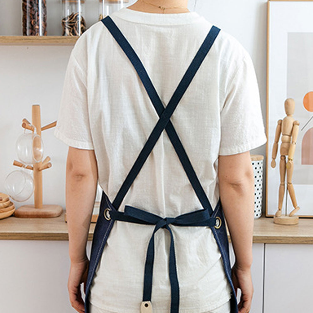 송강 앞치마 카페 바리스타 어린이집 주방 미용실 공방 미술