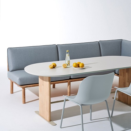 한샘 포레 컴포트 6인 라운지세트 (벤치1, 코너벤치1, PP의자2 포함)