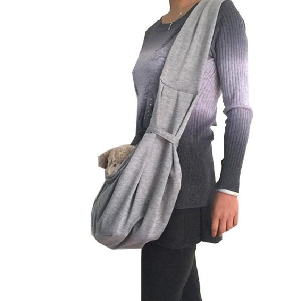 옆으로 메는 애견 가방 강아지용 슬링 소형견 캐리어 애완견 가방 강아지 백 산책 숄더