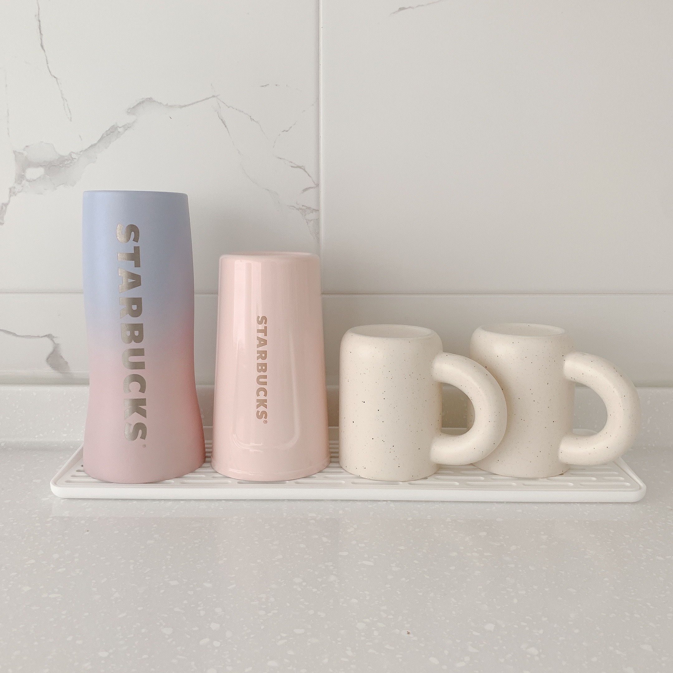 물빠짐 컵주방 트레이 (소) 식기건조대 살림공간