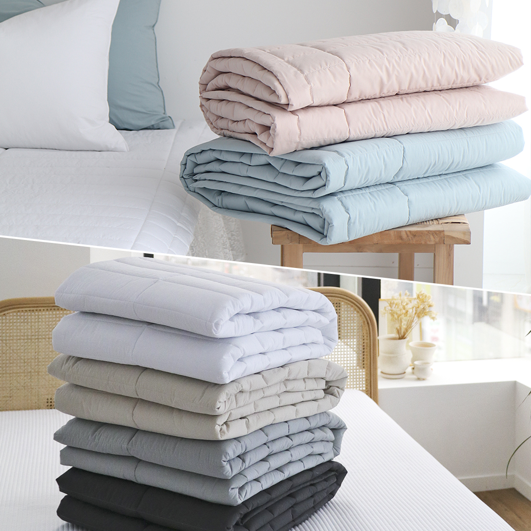 클린코튼 고밀도 순면60수 호텔식 10cm 더 넉넉한 누빔 침대패드 9색상