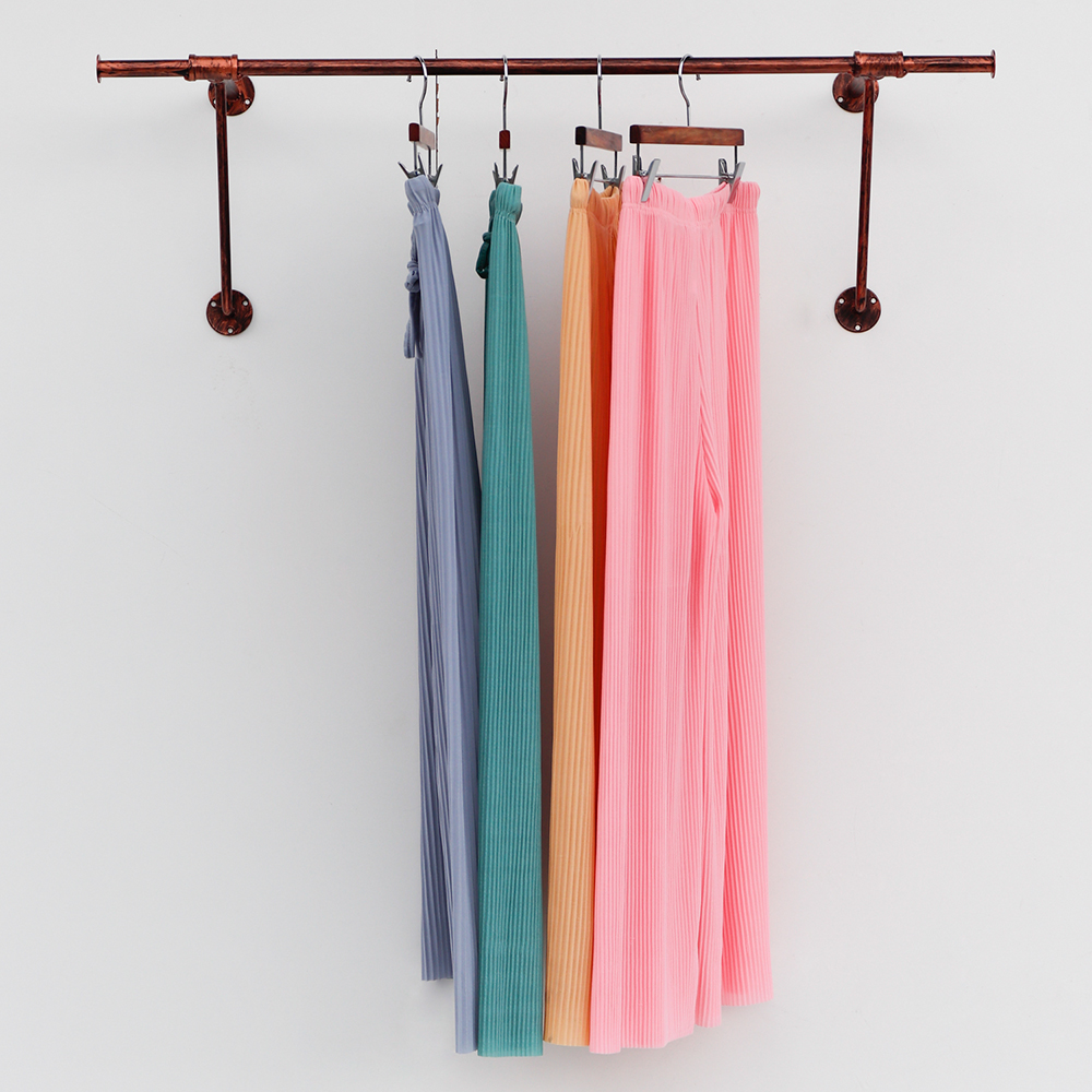 지엔 주문제작 벽행거 디귿자 철제 수도관 파이프 벽고정 벽걸이 엔틱 행잉헹거