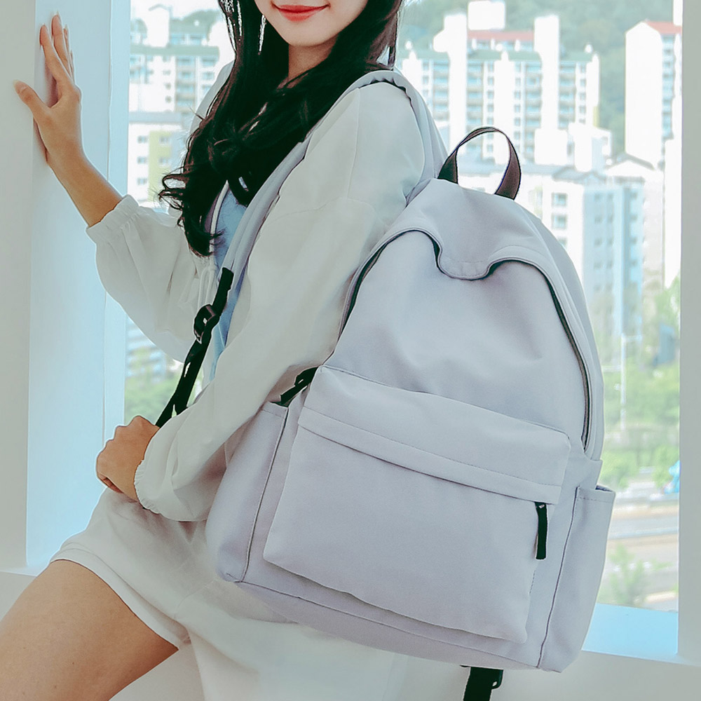 프치니 캐주얼 신학기가방 새학기가방 심플 베이직 백팩 이미지 6