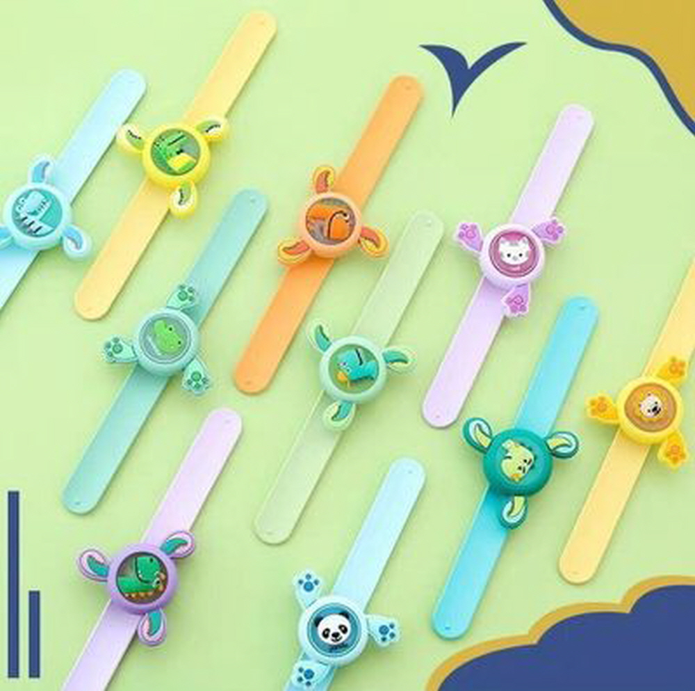 어린이집답례품 스피너밴드팔찌 led향기팔찌 유아 아기 선물 유치원 생일 숲체험 구디백