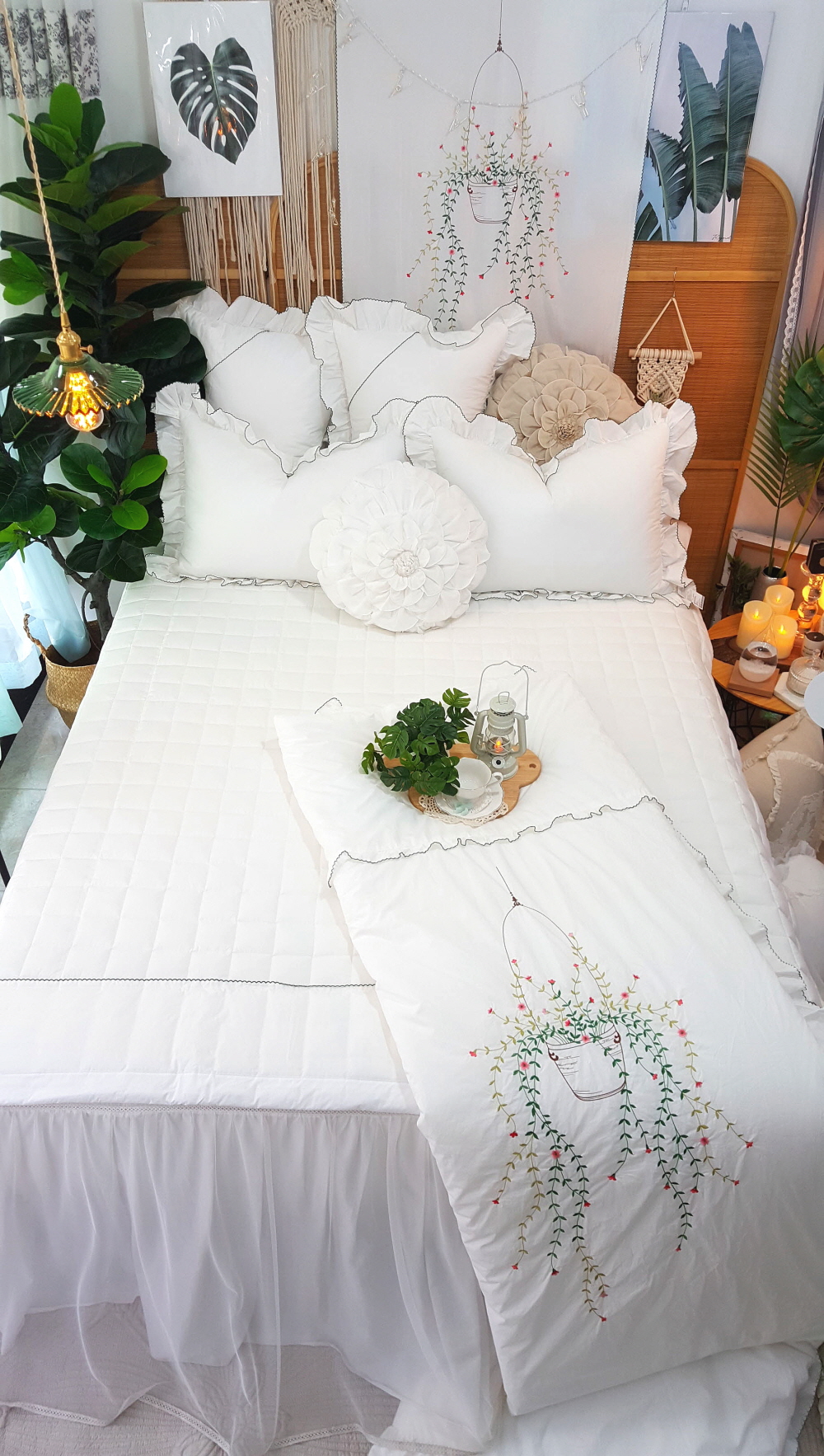 호텔이불 신혼 혼수이불 라지킹침구세트 침구류 로즈마리