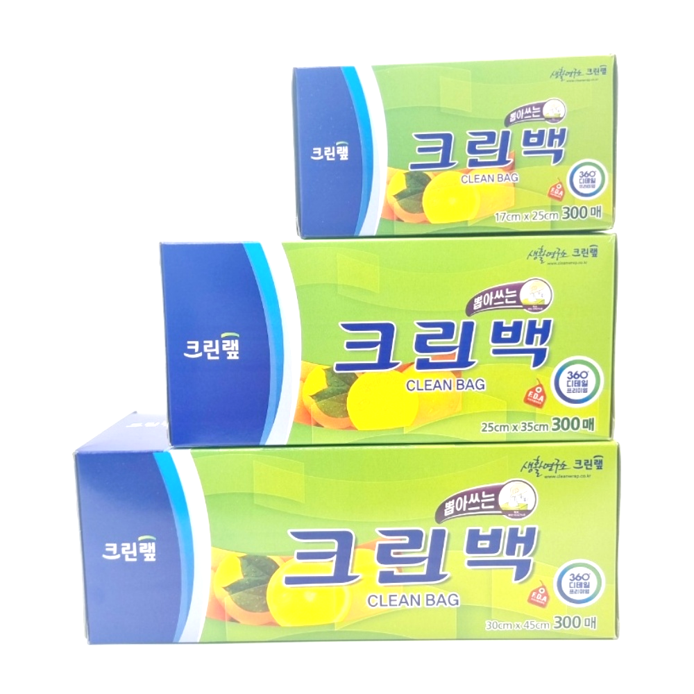 크린백 300매 미니 17x25 위생백 - 상품 이미지