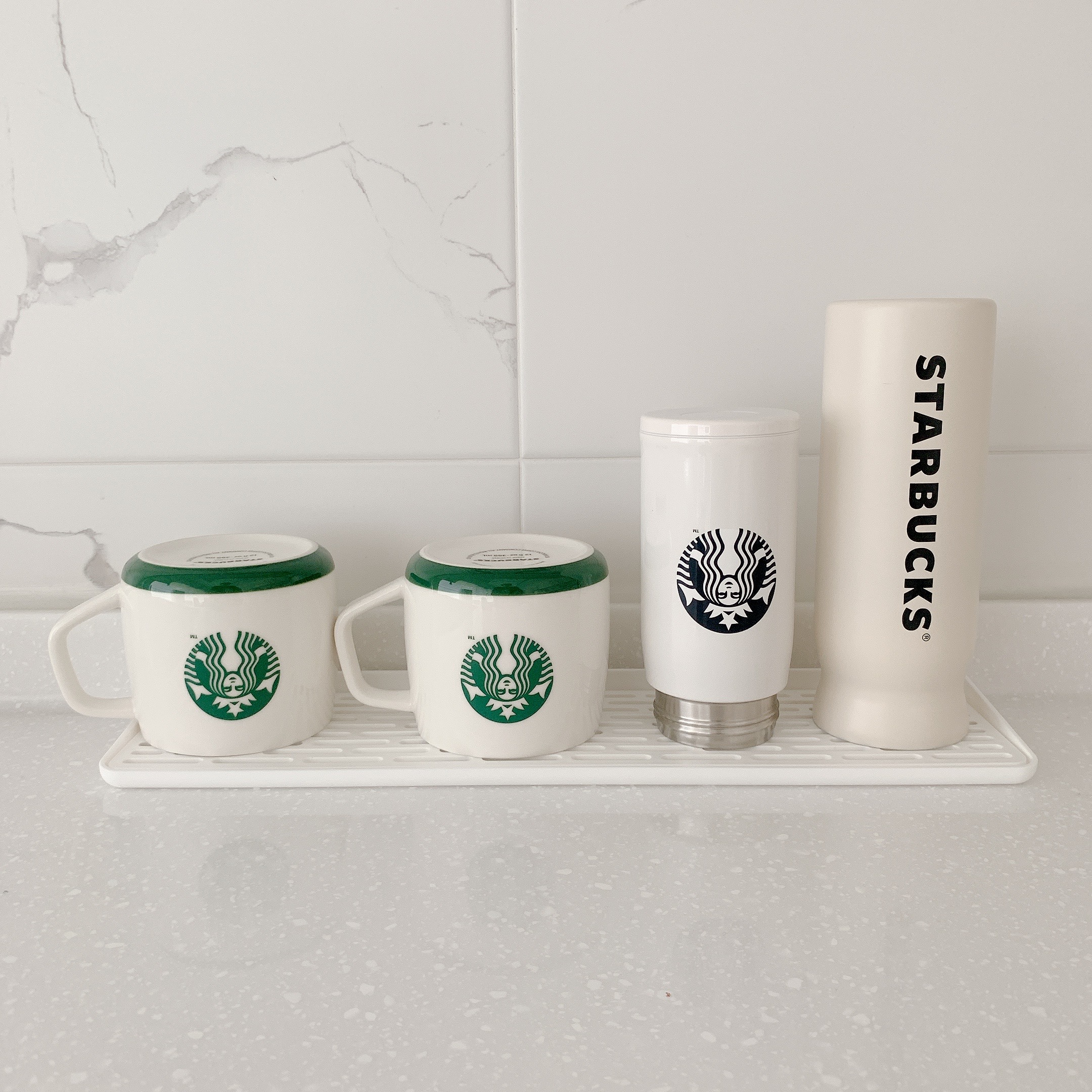 물빠짐 컵주방 트레이 (소) 식기건조대 살림공간