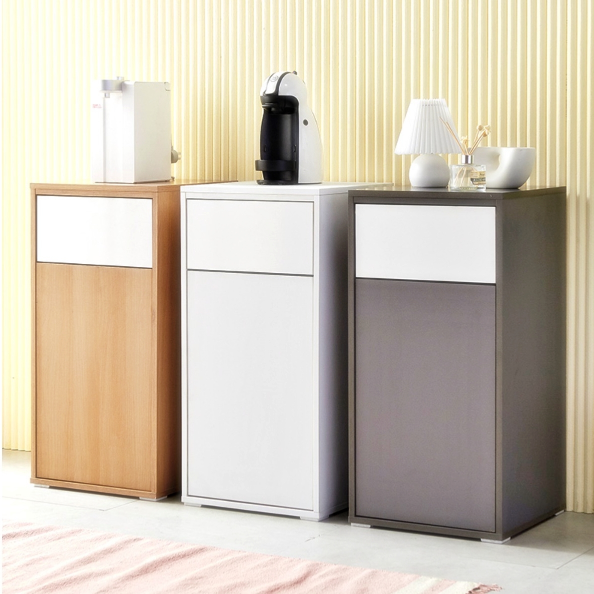 원목 대용량 업소용 재활용 분리수거함 편의점 쓰레기통