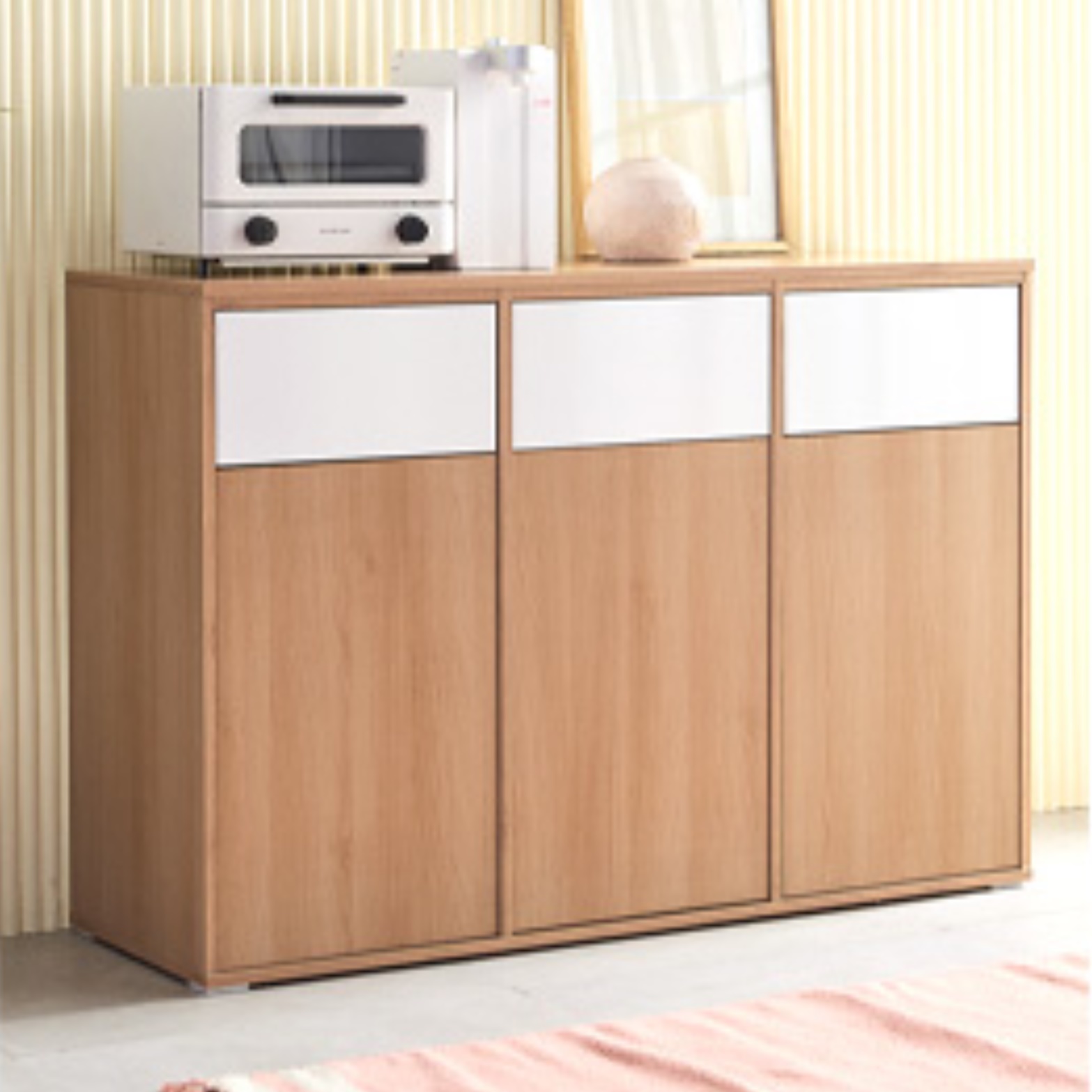 원목 디자인 대용량 업소용 재활용 분리수거함 편의점 쓰레기통