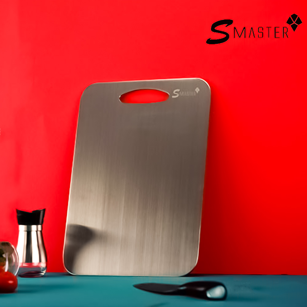 에스마스터 스텐 양면 도마 스테인리스 향균 살균 이유식 업소용 위생 고기