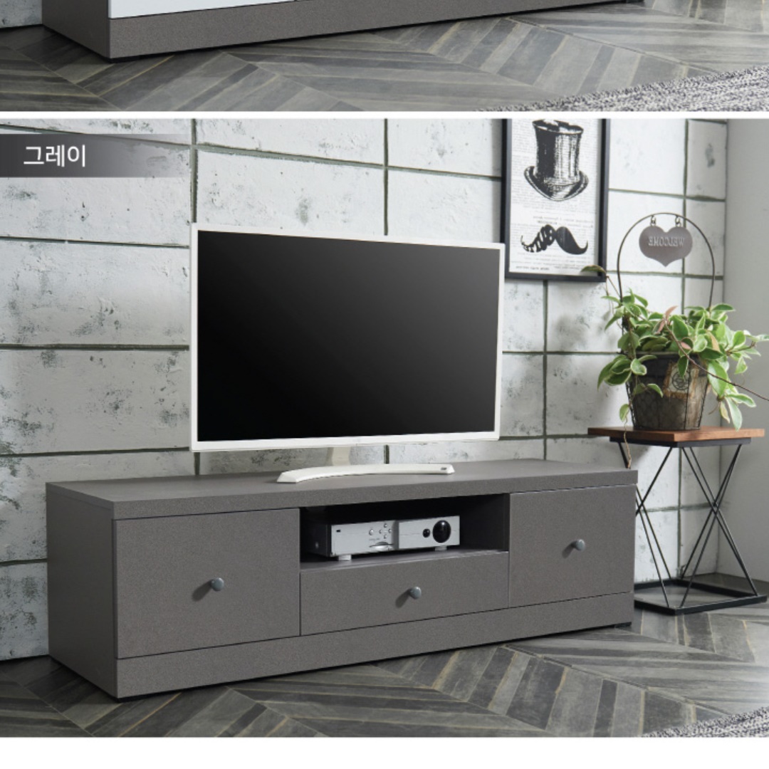 낮은 거실장 1200 심플한 티브다이 작은 안방 티비장 미니 원룸 티비다이 얇은 오디오장식장