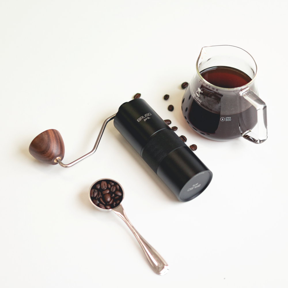 브루소 커피 수동 그라인더 핸드밀 원두 커피 분쇄기 캠핑 가정용 휴대용 핸드 가는 기계 상세 이미지 4