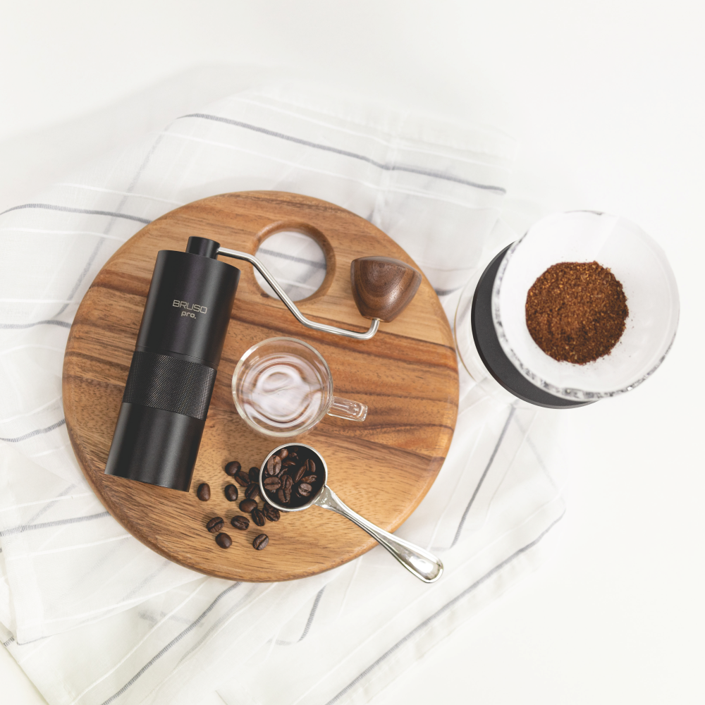 브루소 커피 수동 그라인더 핸드밀 원두 커피 분쇄기 캠핑 가정용 휴대용 핸드 가는 기계 상세 이미지 3