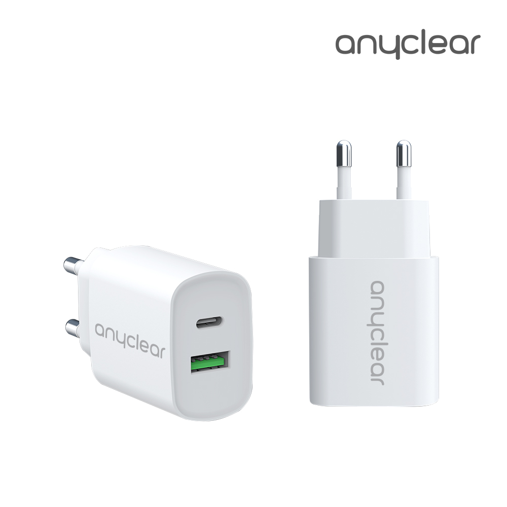애니클리어 20W 듀얼 USB 고속충전기 PD QC3.0 2포트 멀티 가정용 어댑터 스마트폰 충전기 - 상세 이미지 4