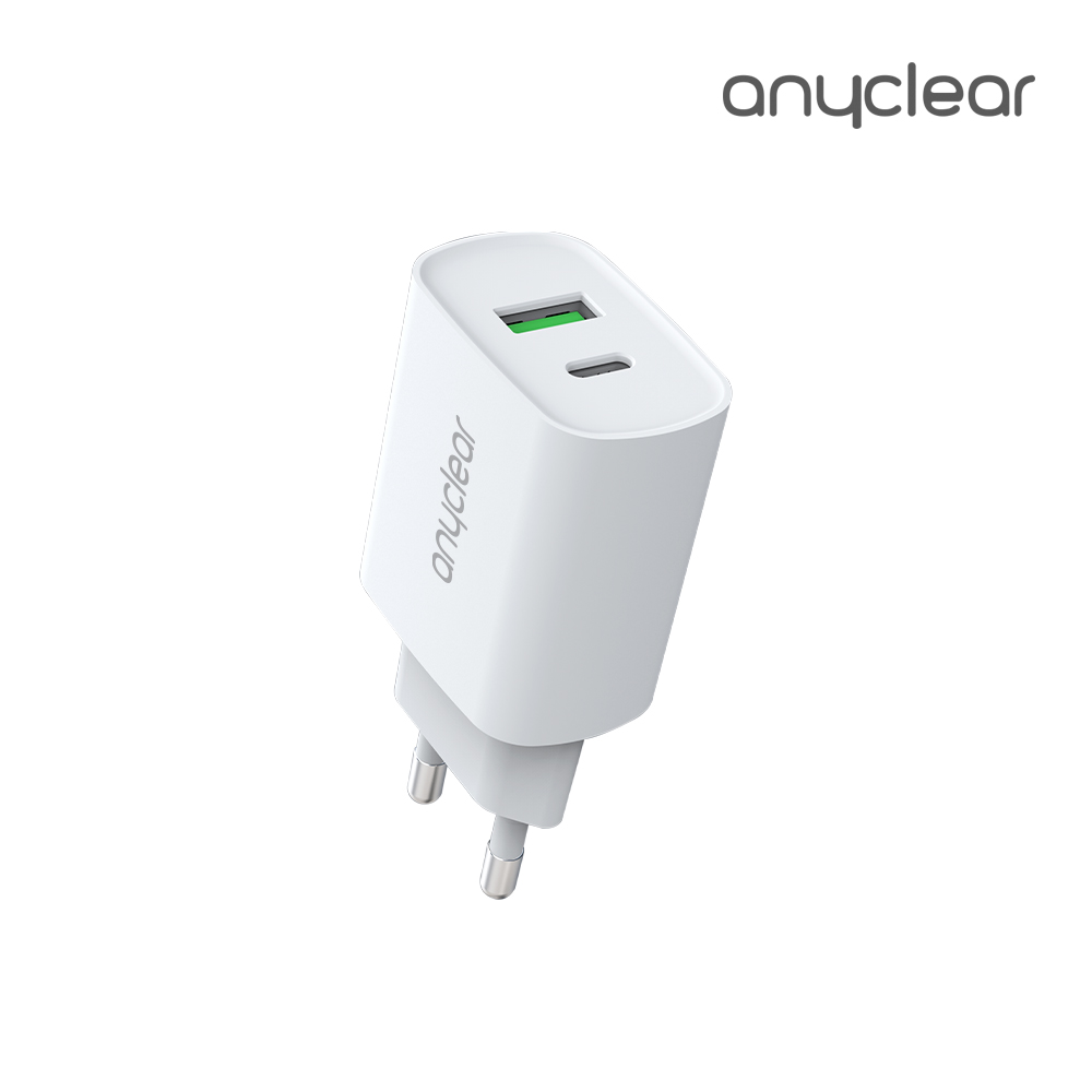 애니클리어 20W 듀얼 USB 고속충전기 PD QC3.0 2포트 멀티 가정용 어댑터 스마트폰 충전기 - 상세 이미지 3
