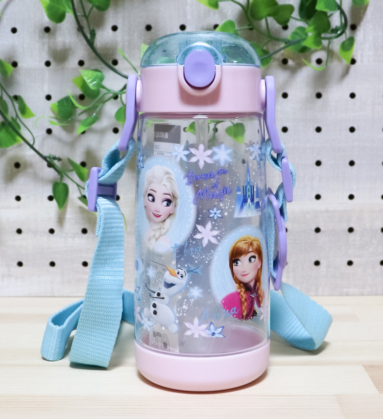 겨울왕국 캐릭터 원푸쉬 스트렙 포함 빨대컵 480ml PDSH5 - 주방·식기 - 하카타몰