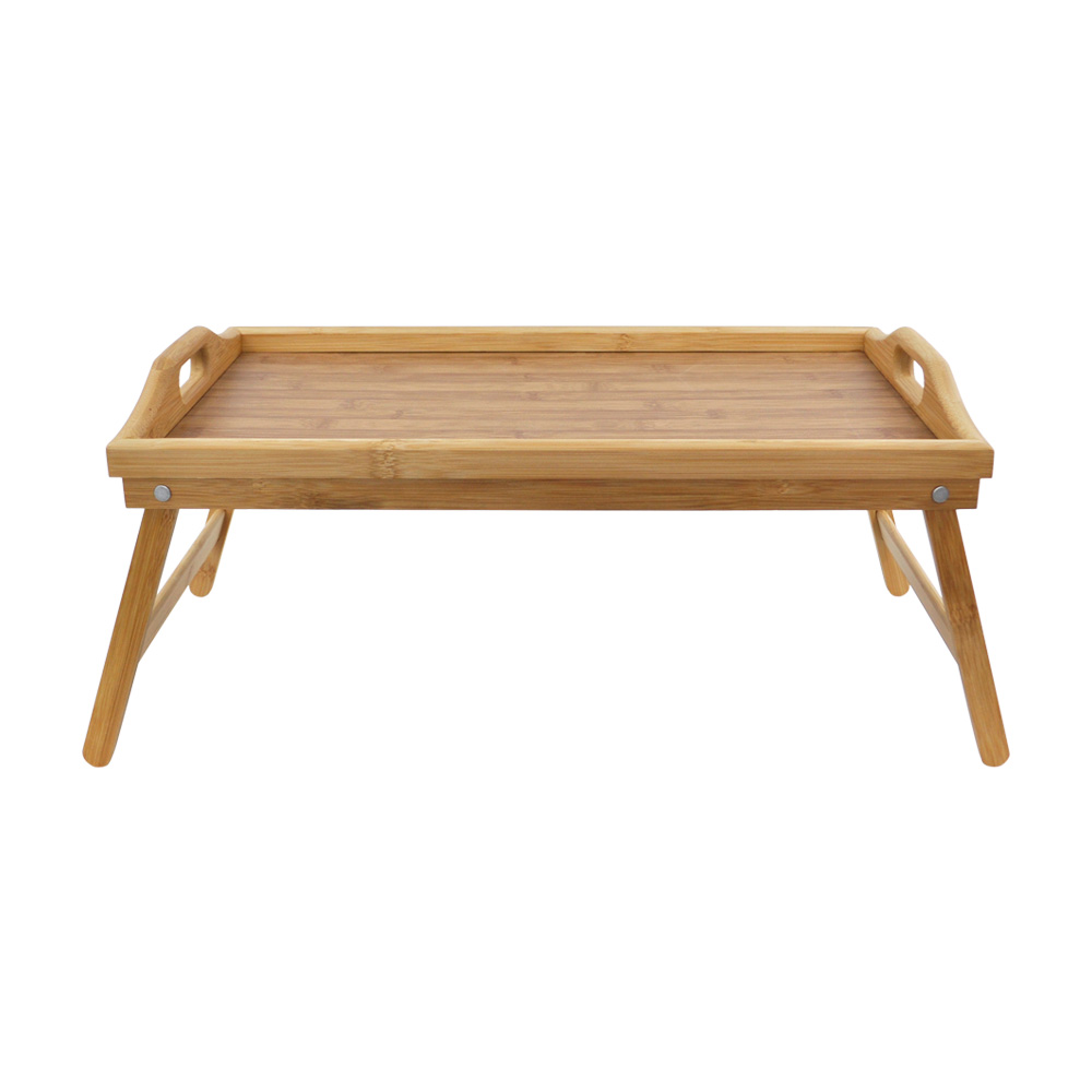 네츄럴 우드 베드트레이 50x30 미니 1인용 좌식테이블 접이식 노트북테이블 태블릿 밥상