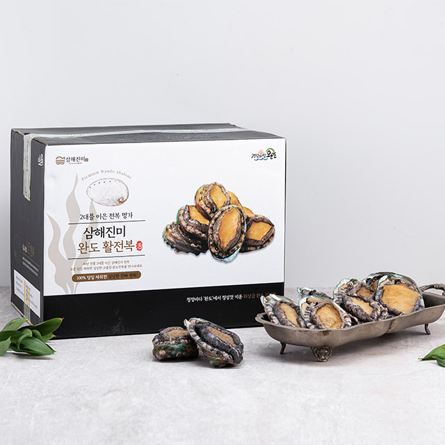 완도 특대 다시마 참전복 VIP 1호 1.5kg 총 23미 선물포장