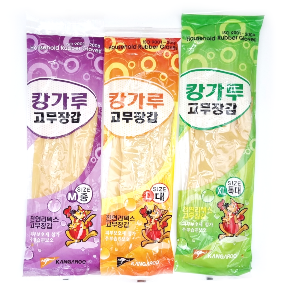 캉가루 고무장갑 - 상품 이미지