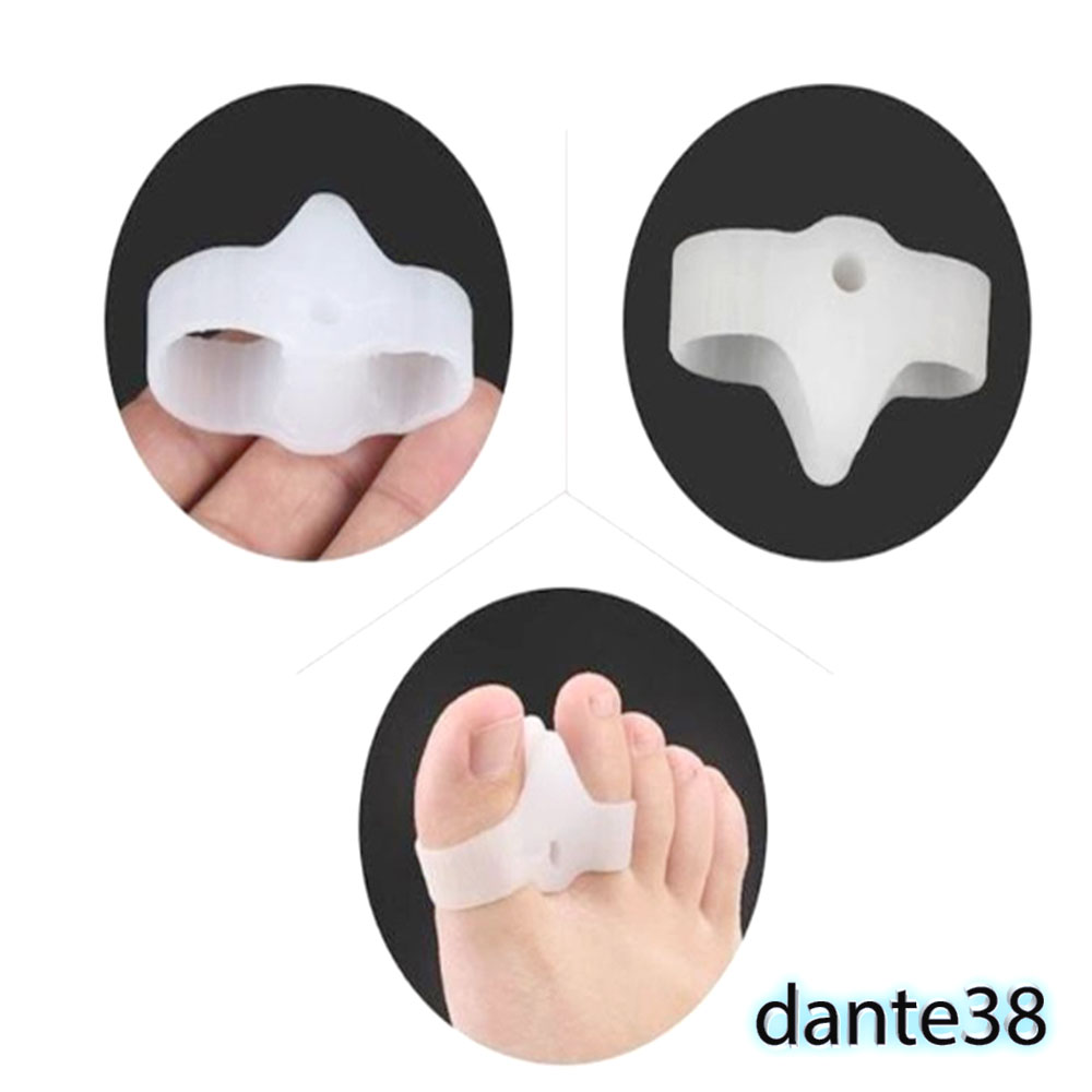 발가락 지압 실리콘 엄지 발가락 교정기 반투명 분리보호패드