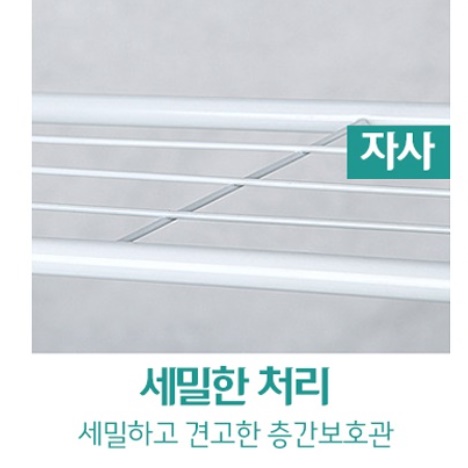 세탁기 위에 건조기 받침대 세탁기 거치대 앵글 다이 창고수납장 무타공 통돌이 경량 렉 랙 - 상세 이미지 5
