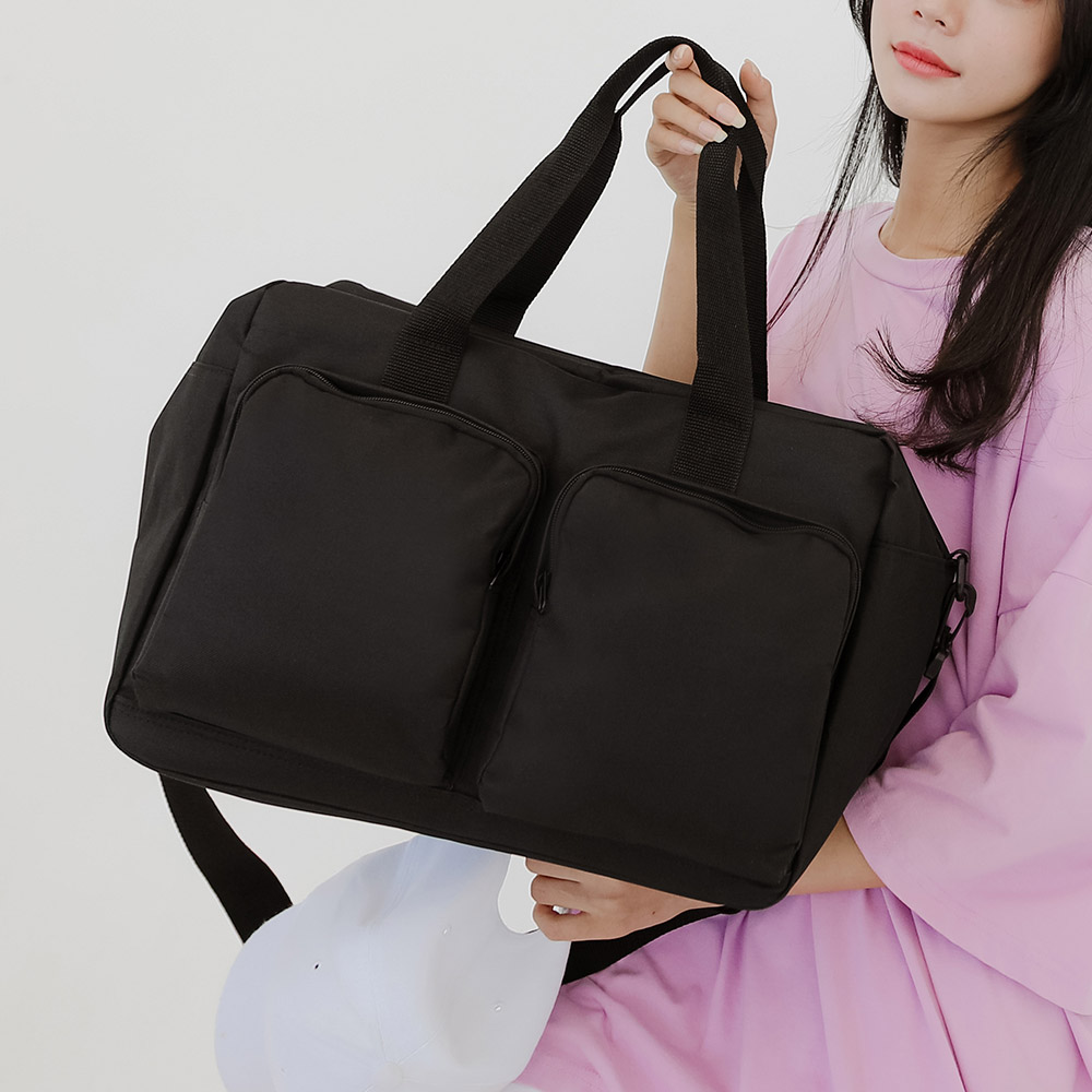 프롬헤븐 세이먼 캐주얼 남녀공용 보스턴백 - 메인 이미지