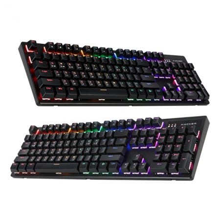 ABKO K560 축교환  LED 기계식 키보드 (청축)