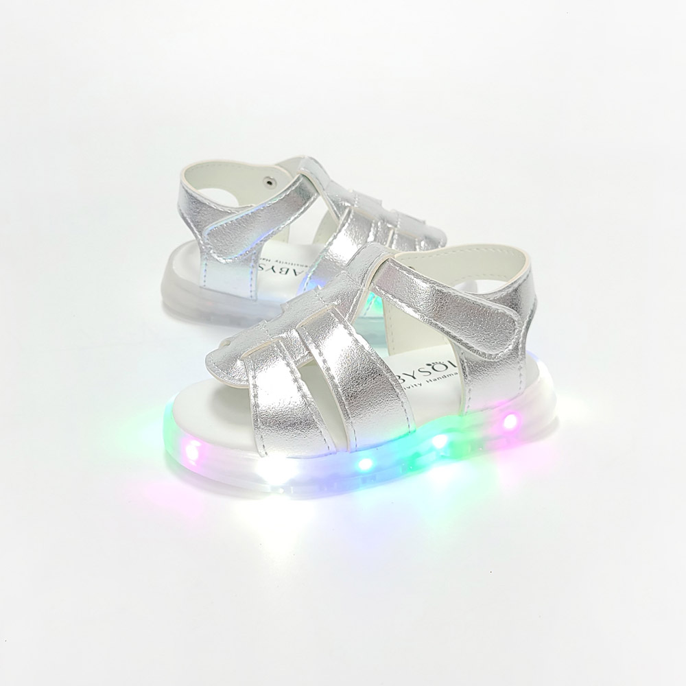베이비솔 키라 LED 샌들 키즈 아동 아기 유아 남아 여아 신발 - 상세 이미지 5