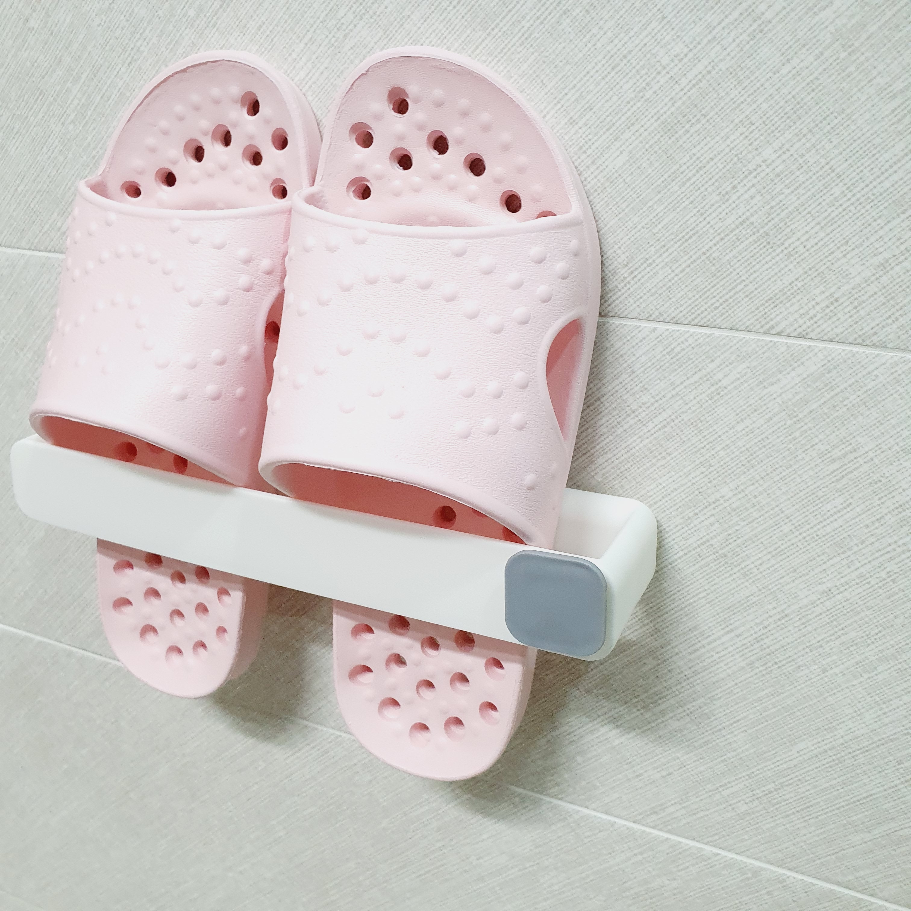 슬리퍼 렉 욕실화 화장실 걸이 실내화 신발 거치대 홀더 슈즈랙 꽂이 거실화 현관정리용품 - 상세 이미지 2