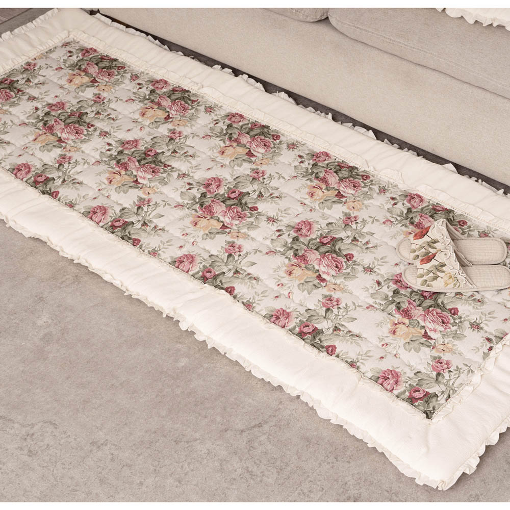 마벨로제 핑크로즈 사계절 3인 쇼파패드 미끄럼방지 소파매트