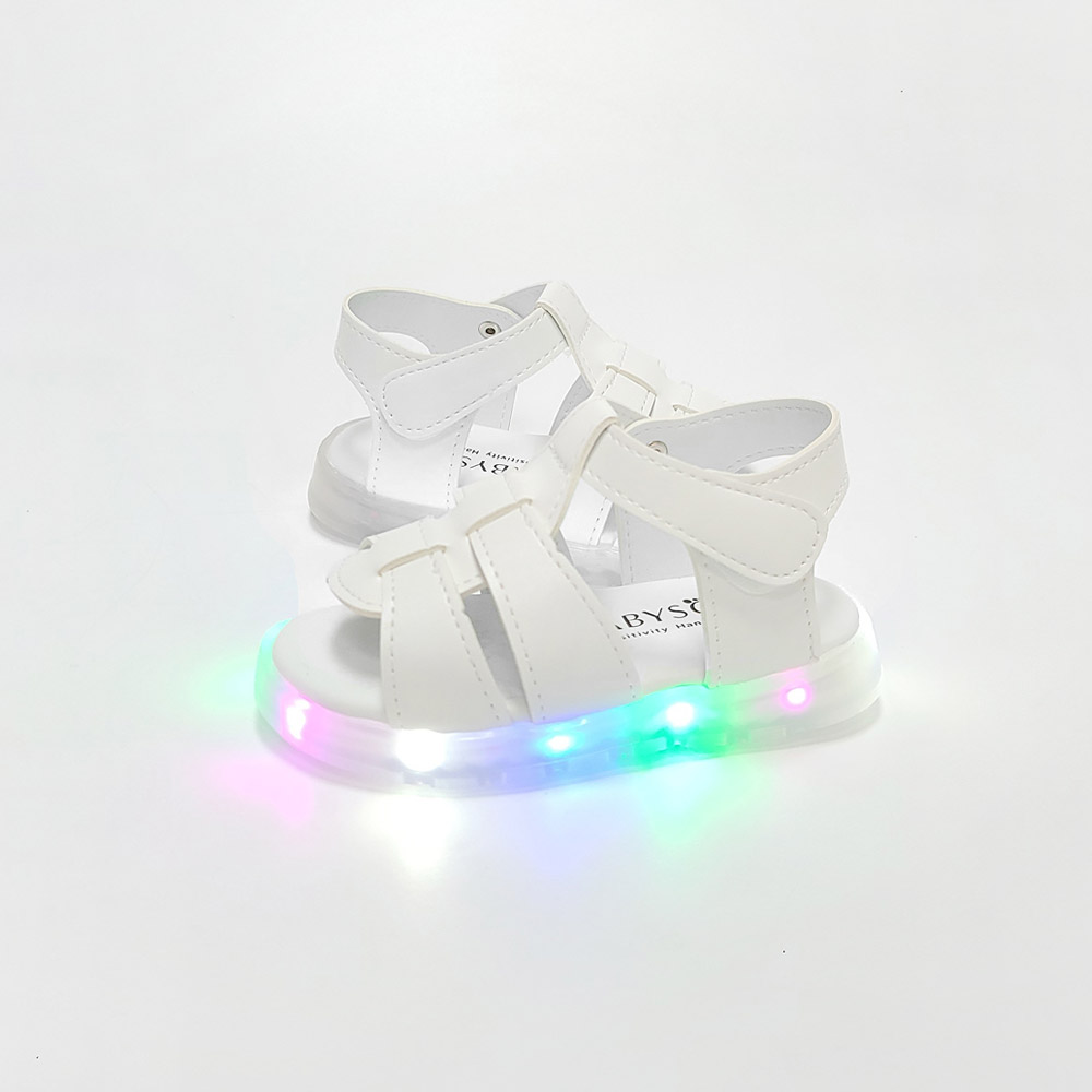 베이비솔 키라 LED 샌들 키즈 아동 아기 유아 남아 여아 신발 - 상세 이미지 3