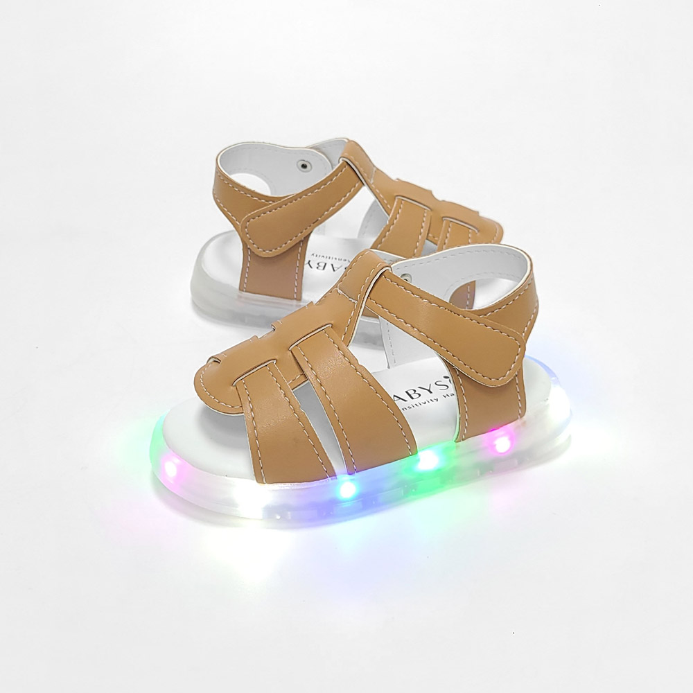 베이비솔 키라 LED 샌들 키즈 아동 아기 유아 남아 여아 신발 - 상세 이미지 4
