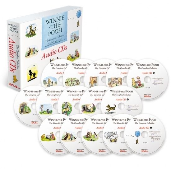 [애플리스외국어사] Winnie-the-Pooh: The Complete Collection 위니더푸 Audio CD 15종 세트 제품 이미지