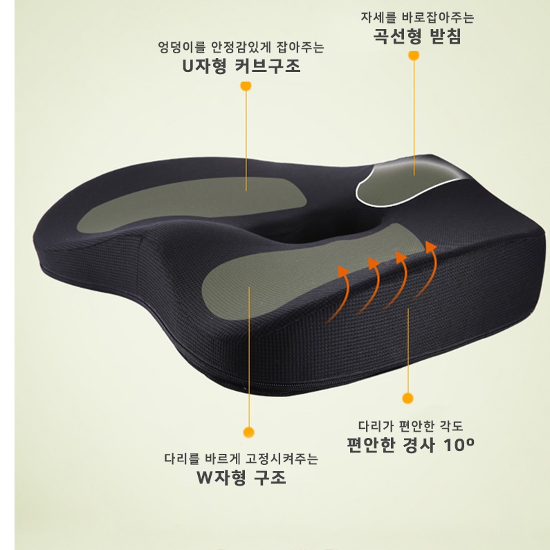 운전 방석 높은 방석 운전자 두툼한 자동차 키높이 방석