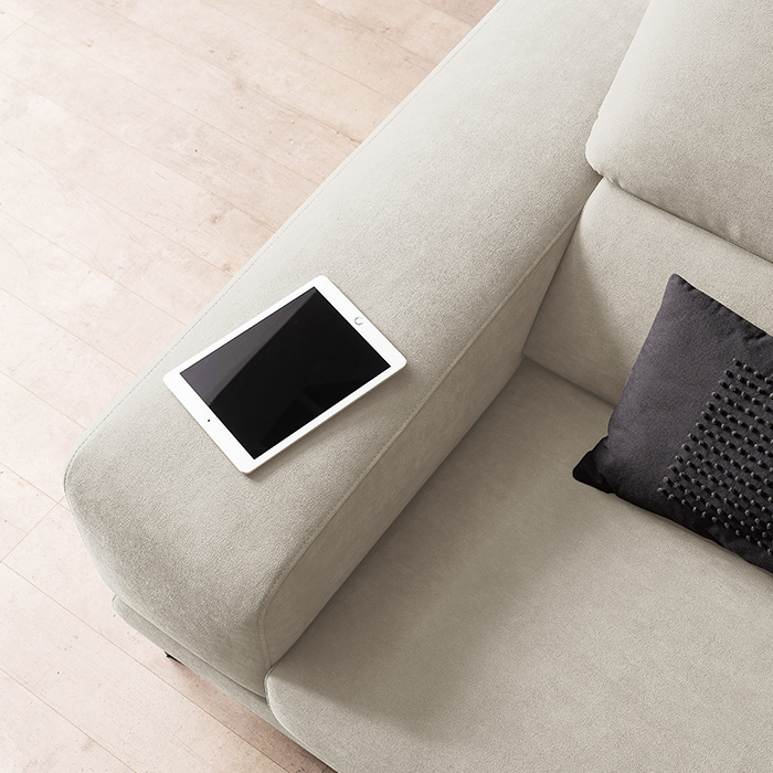 [에싸] 레노어 4인 헤드기능 패브릭 소파+스툴(리브)(카시미라, 크라비츠 옵션)