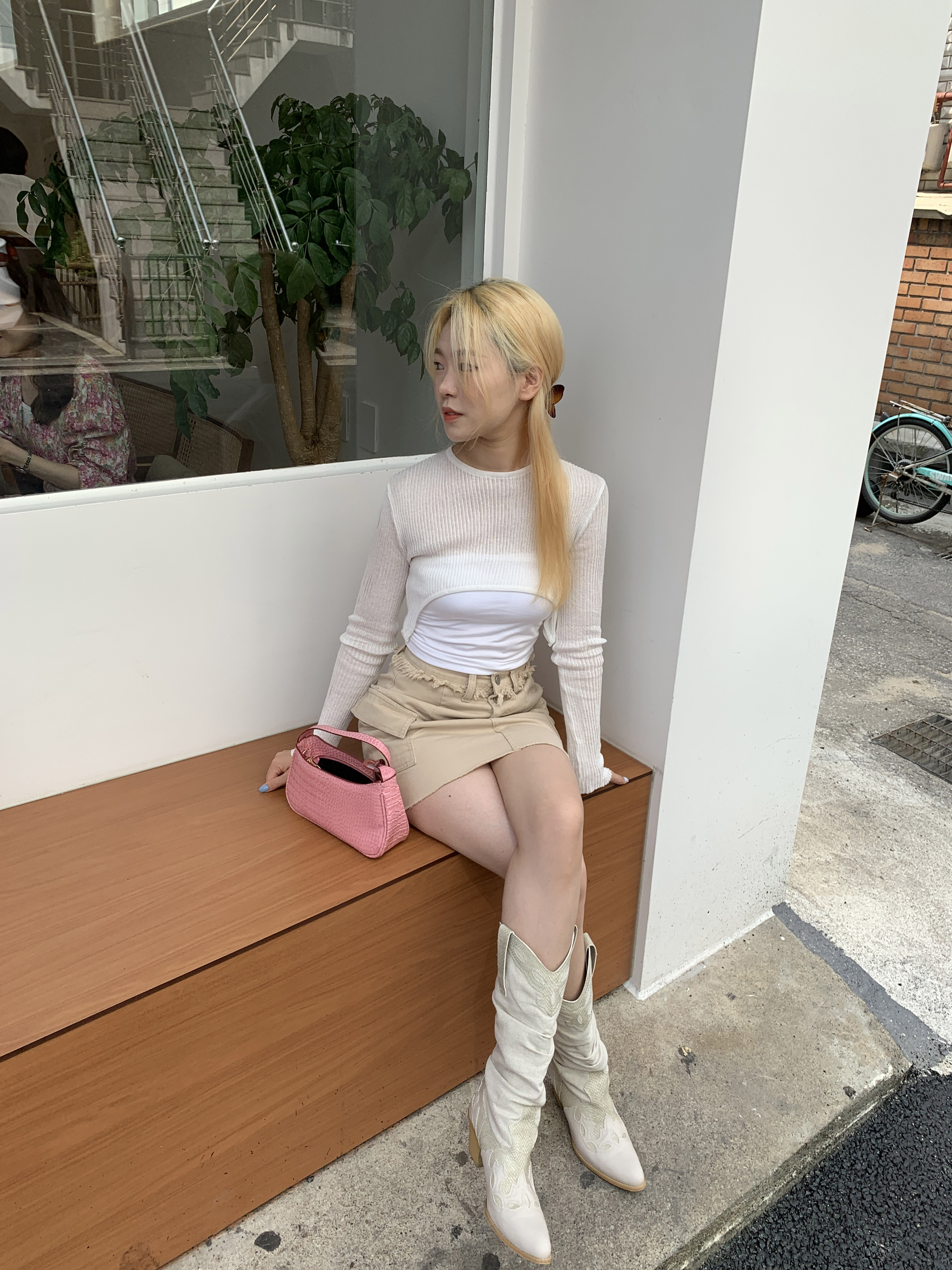 최저가[🔥주문폭주/부츠맛집🔥] *8color* 빈티지 린넨 레더 스웨이드 웨스턴 부츠 봄 여름 가을 겨울 4계절 상세 이미지 15