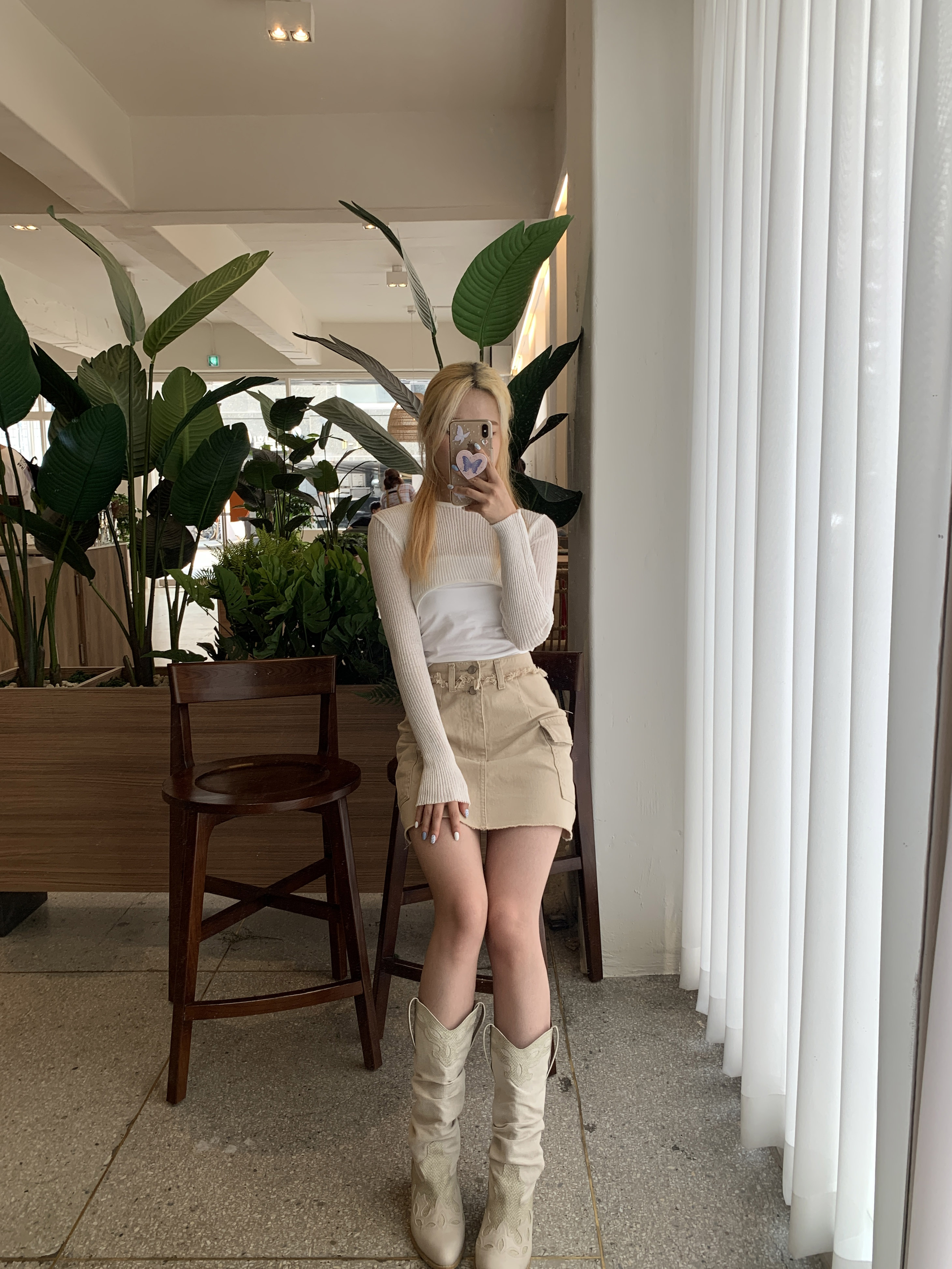 최저가[🔥주문폭주/부츠맛집🔥] *8color* 빈티지 린넨 레더 스웨이드 웨스턴 부츠 봄 여름 가을 겨울 4계절 상세 이미지 16
