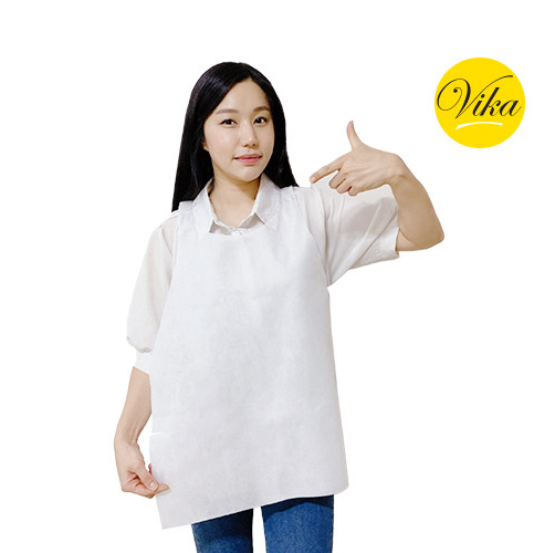 비카 다용도 앞치마 20매 / 부직포 일회용 다회용 캠핑 여행 행사 봉사