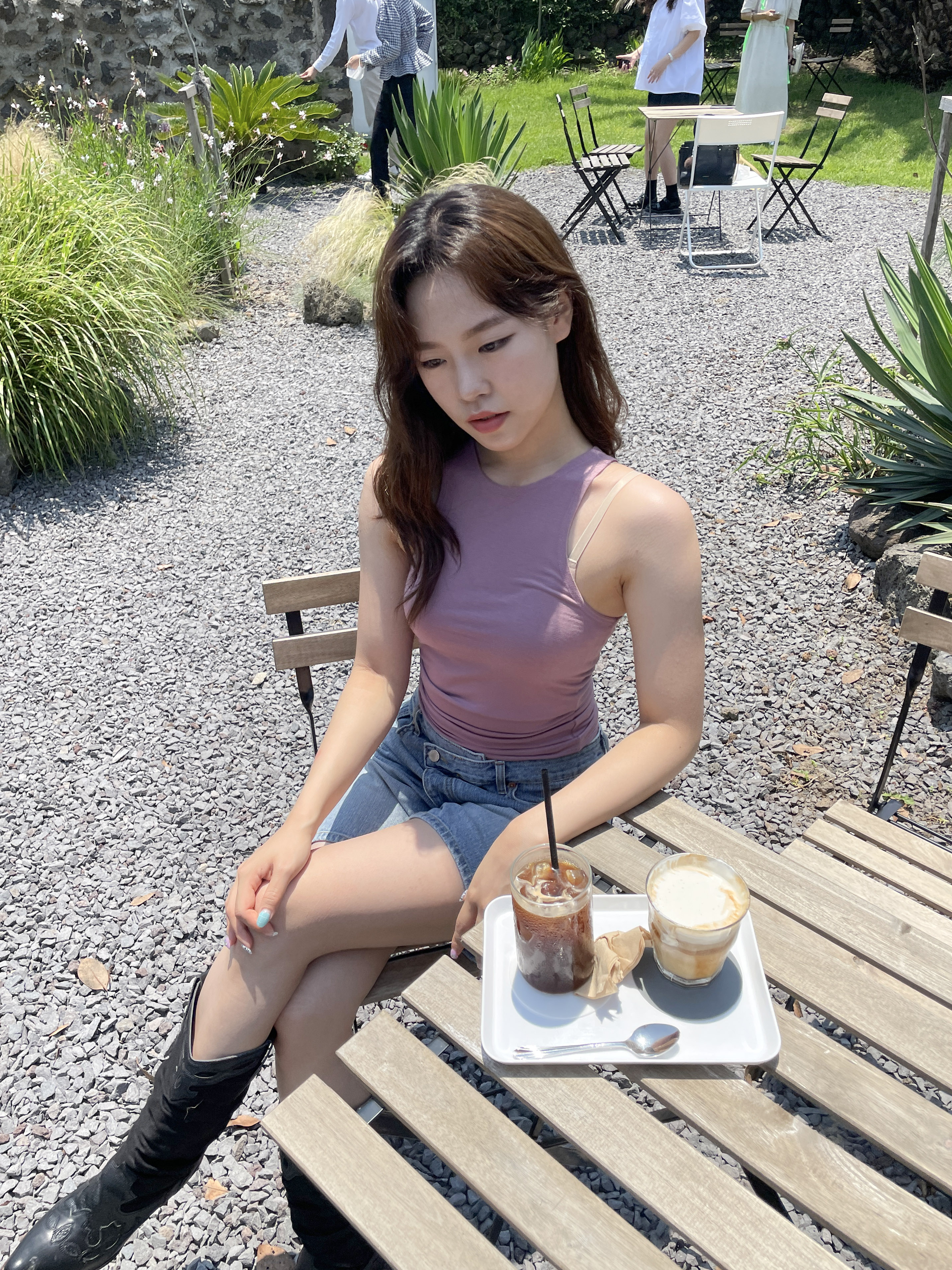 최저가[🔥주문폭주/부츠맛집🔥] *8color* 빈티지 린넨 레더 스웨이드 웨스턴 부츠 봄 여름 가을 겨울 4계절 상세 이미지 27