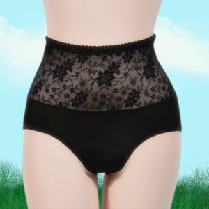 하이웨스트레이스팬티 국내생산 시원한 쿨 인견 여름 뱃살커버 배덮는 아줌마... 착용 후기 | 사이즈/핏 총정리 - 상품 이미지 1