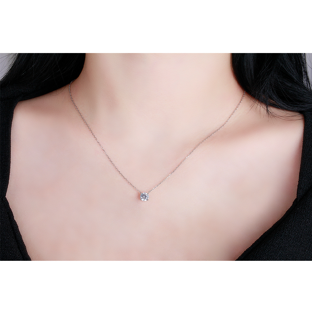 1캐럿 다이아 목걸이 IGI GIA 랩 선 샤인 여자 결혼 기념일 프로포즈 선물 2캐럿 - 상세 이미지 2