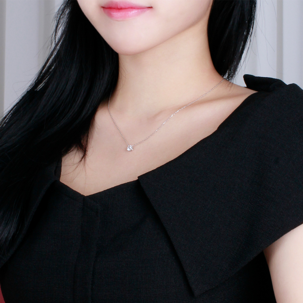1캐럿 다이아 목걸이 IGI GIA 랩 선 샤인 여자 결혼 기념일 프로포즈 선물 2캐럿 - 상세 이미지 3