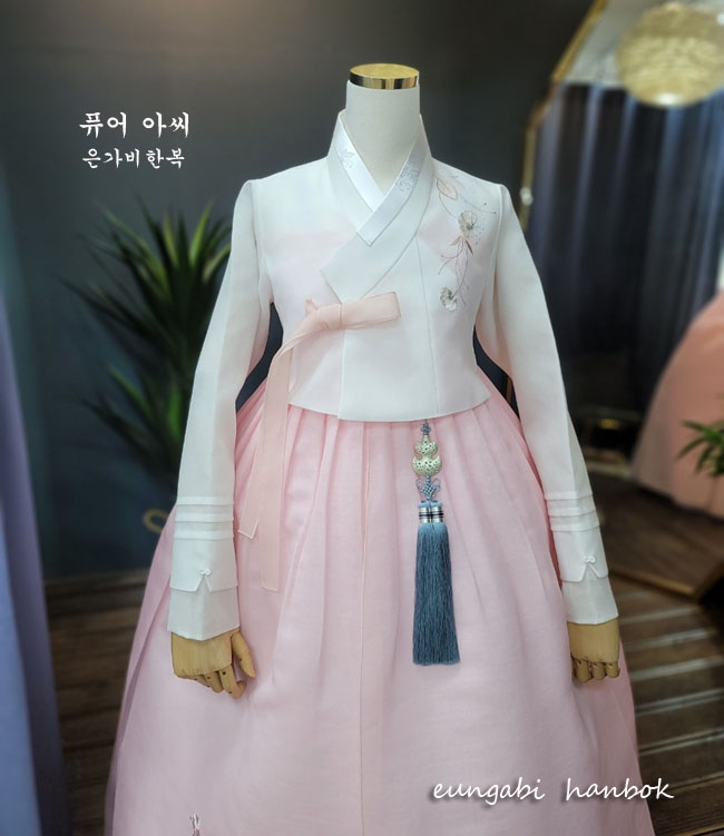 한복대여 은가비한복 퓨어아씨 결혼식 여자 하객 혼주 가족 - 상세 이미지 3